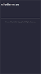 Mobile Screenshot of elledierre.eu